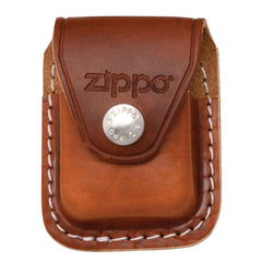 Zippo LPCB Brown Leather Lighter Pouch with Clip