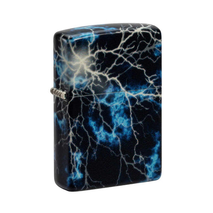 Zippo Pocket Lighter - 540 Color Lightning Design Brass Material Windproof | 48610 ,