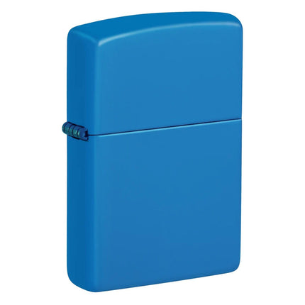 Zippo Pocket Lighter - Classic Sky Blue Matte Metal Windproof | 48628 ,