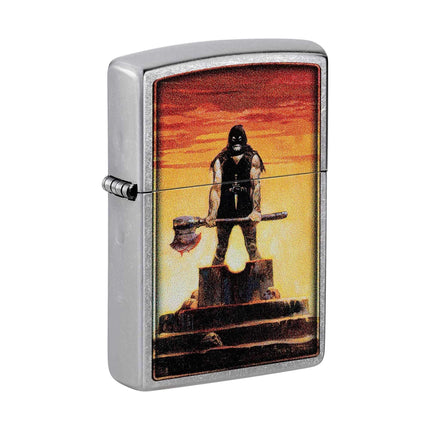 Zippo Pocket Lighter - Frank Frazetta Executioner Windproof Metal Construction | 48556 ,