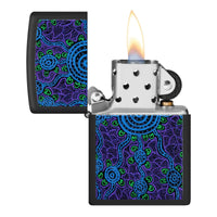Zippo Pocket Lighter - John Smith Gumbula Black Matte Metal Windproof | 48625 ,