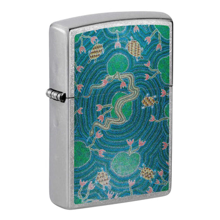 Zippo Pocket Lighter - John Smith Gumbula Chrome Metal Windproof | 48626 ,