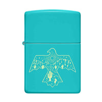 Zippo Pocket Lighter - Thunderbird Western Design Windproof Metal Construction | 48522 ,