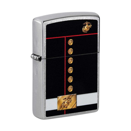 Zippo Pocket Lighter - U.S. Marines Corps Dress Windproof Metal Construction | 48550 ,