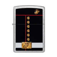Zippo Pocket Lighter - U.S. Marines Corps Dress Windproof Metal Construction | 48550 ,