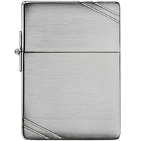Zippo Windproof Lighter - 1935 Replica with Slashes Brushed Chrome Refillable | 1935 ,