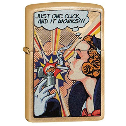 Zippo Windproof Lighter - Armor Antique High Polish Brass Pocket | 29675-072110 ,