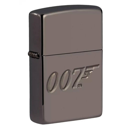 Zippo Windproof Lighter - Armor James Bond 007 Design High Polish Black Ice | 49283 ,