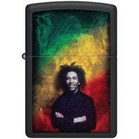 Zippo Windproof Lighter - Black Light Process Bob Marley Design All-Metal | 48674 ,
