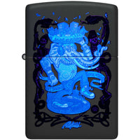 Zippo Windproof Lighter - Black Light Process Rick Rietveld Design All-Metal | 48673 ,