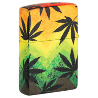 Zippo Windproof Lighter - Cannabis Floating Leaves Design 540 Color | 49806 ,