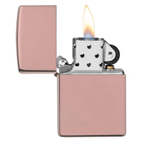 Zippo Windproof Lighter - Classic High Polish Rose Gold Metal | 49190 ,