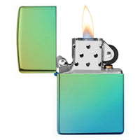Zippo Windproof Lighter - Classic High Polish Teal Metal | 49191 ,
