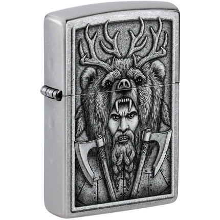 Zippo Windproof Lighter - Color Image Barbarian Design Street Chrome Metal | 48731 ,