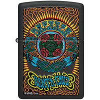 Zippo Windproof Lighter - Color Image Santa Cruz Design Black Matte Metal | 48742 ,