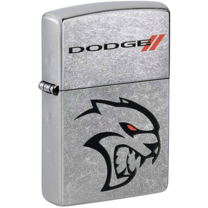 Zippo Windproof Lighter - Dodge Logo in Color Image Design Street Chrome | 48760 ,
