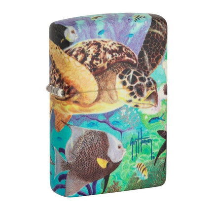 Zippo Windproof Lighter - Guy Harvey Design Glow In The Dark | 49819 ,