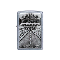 Zippo Windproof Lighter - Harley Davidson Bar and Shield on Street Chrome | 20229 ,