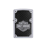 Zippo Windproof Lighter - Harley Davidson Bar and Shield Woven Carbon Fiber | 24025 ,
