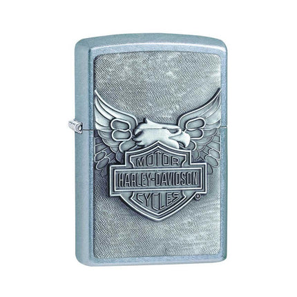 Zippo Windproof Lighter - Harley Davidson Emblem Street Chrome Refillable | 20230 ,