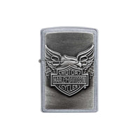 Zippo Windproof Lighter - Harley Davidson Emblem Street Chrome Refillable | 20230 ,