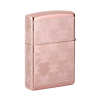 Zippo Windproof Lighter - Heart Design High Polish Rose Gold | 49811 ,