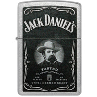 Zippo Windproof Lighter - Jack Daniel's Design Classic Street Chrome Metal | 48748 ,