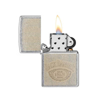 Zippo Windproof Lighter - Jack Daniel's Logo Street Chrome | 49833 ,