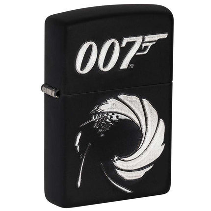 Zippo Windproof Lighter - James Bond 007 Design Black Matte Finish Pocket | 49329 ,