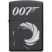 Zippo Windproof Lighter - James Bond 007 Design Black Matte Finish Pocket | 49329 ,