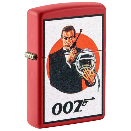 Zippo Windproof Lighter - James Bond 007 Matte Red | 49758 ,