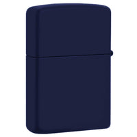 Zippo Windproof Lighter - Laser Engraved Deco Style Gold Lines Matte Blue | 49232 ,