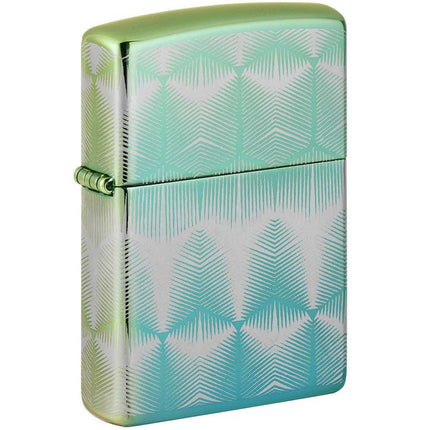 Zippo Windproof Lighter - Pattern Design High Polish Teal | 49813 ,