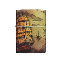 Zippo Windproof Lighter - Pirate Ship Design with 540 Color Process Pocket | 49355 ,