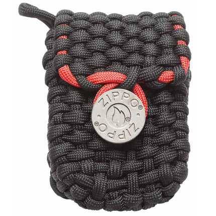 Zippo Windproof Lighter Pouch - 26 feet Woven Nylon Rope with Button Closure | 40467 ,