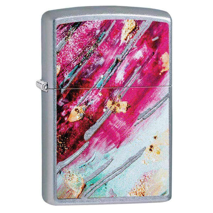 Zippo Windproof Lighter - Rust Patina Street Chrome Design Refillable | 29875 ,