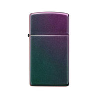 Zippo Windproof Lighter - Slim Iridescent Satin Finish Pocket Refillable | 49267 ,