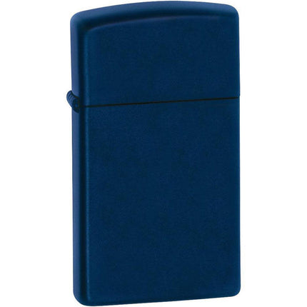 Zippo Windproof Lighter - Slim Navy Matte Finish Metal Construction Refillable | 1639 ,