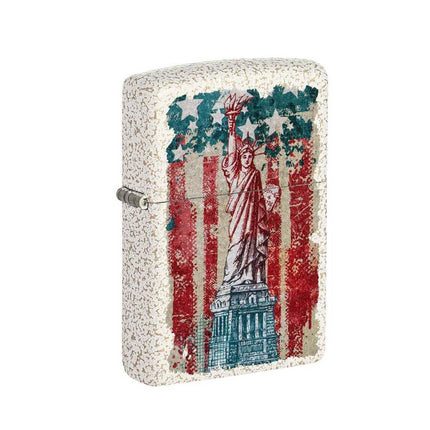 Zippo Windproof Lighter - Statue of Liberty Design Mercury Glass | 49782 ,