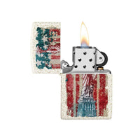 Zippo Windproof Lighter - Statue of Liberty Design Mercury Glass | 49782 ,