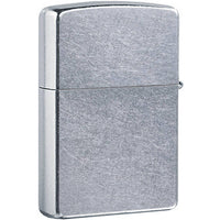 Zippo Windproof Lighter - Toffee Colored Button Logo Street Chrome Finish | 29872 ,