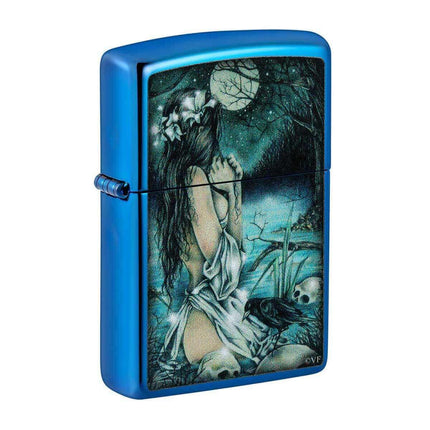 Zippo Windproof Lighter - Victoria Frances High Polish Blue | 49764 ,