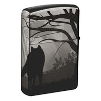 Zippo Windproof Lighter - Wolves Design Black Ice | 49188 ,