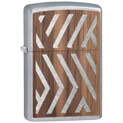 Zippo Windproof Lighter - Woodchuck USA Herringbone Sweep Metal Construction | 29902 ,