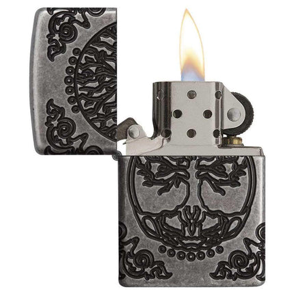 Zippo Windproof Pocket Lighter - Armor Tree of Life Antique Silver | 29670 ,