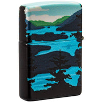 Zippo Windproof Pocket Lighter - Deer Landscape Design Metal | 49483-000003 ,