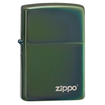 Zippo Windproof Pocket Lighter - Zippo Logo High Polish Green | 28129ZL ,