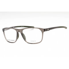 Under Armour Men's Eyeglasses - Crystal Green Plastic Rectangular | UA 5030 00OX 00
