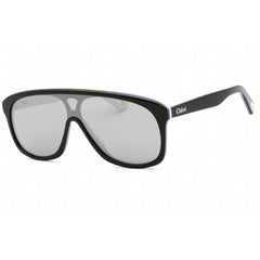 Chloe Women's Sunglasses - Black Shield Full Rim Recycled Acetate Frame | CH0212S 004