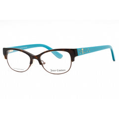 Juicy Couture Women's Eyeglasses - Dark Tortoise Metal Cat Eye Frame | 137 0086 00